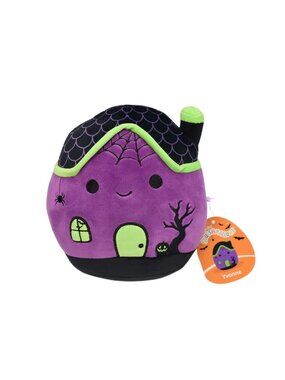 Squishmallows Halloween Yvonne Purple Haunted House Plush 8" Jazwares